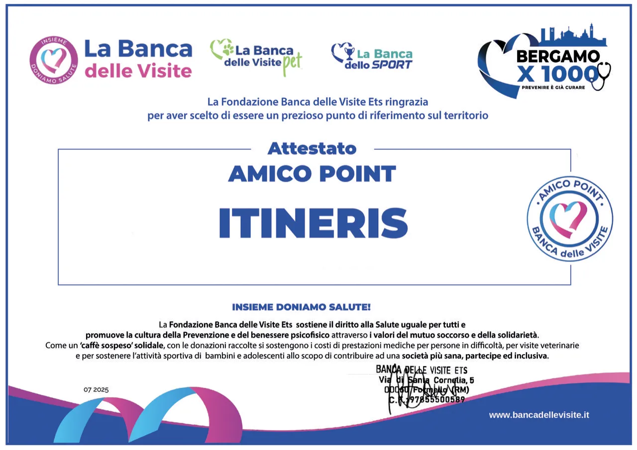 attestato itineris visite sospese