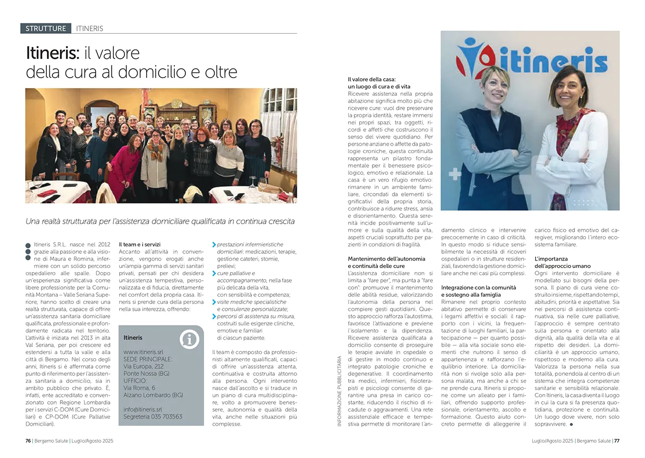 Bergamo salute articolo